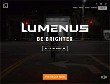 Tablet Screenshot of lumenus.com